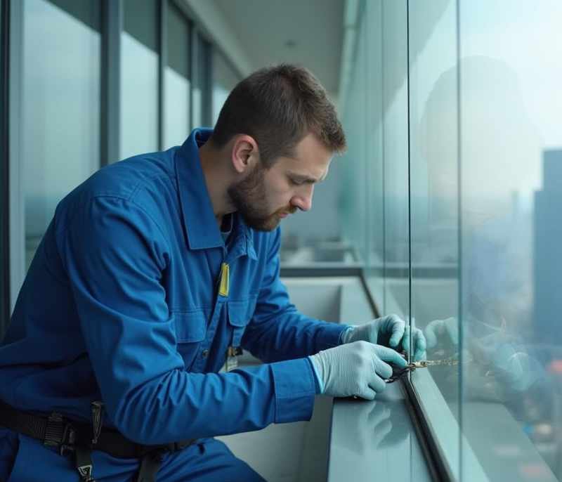 Smering en afstelling balkon beglazings syteem
